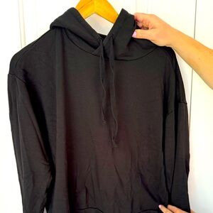 Quince black hoodie, size XS